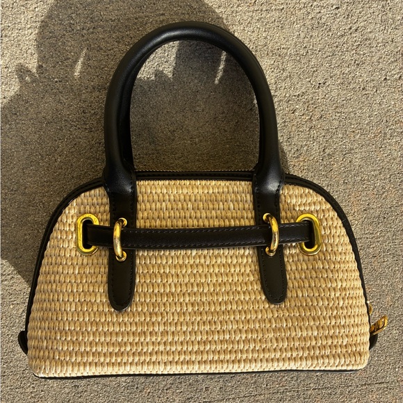 Miu Miu Raffia Woven Mini Handbag - Picture 2 of 5